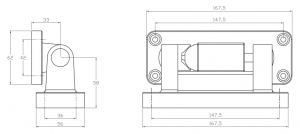 Петлі з мікроліфтом 14027 14028 для холодильних дверей